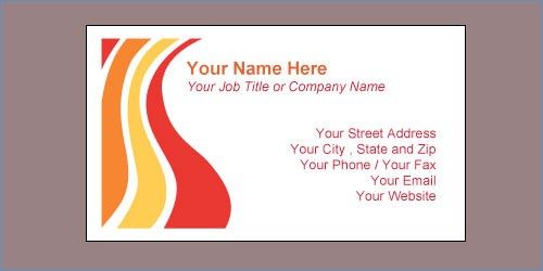 Types Of Business Cards